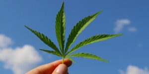 ganja yoga cannabis leaf