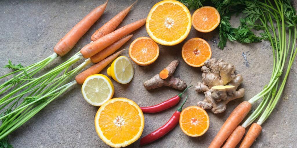 orange carrot turmeric immune boosting drinks for winter